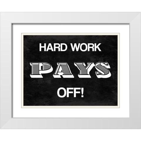 Pays Off White Modern Wood Framed Art Print with Double Matting by Prime, Marcus