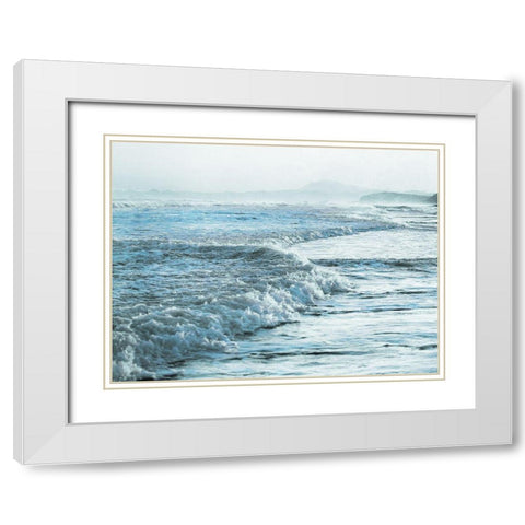 Raging Breaths 1 White Modern Wood Framed Art Print with Double Matting by Prime, Marcus
