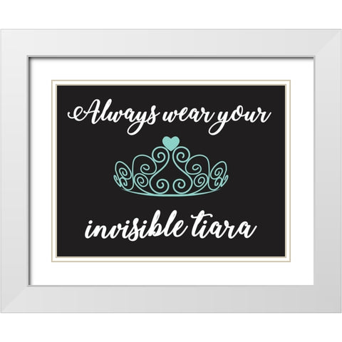 Tiara Always White Modern Wood Framed Art Print with Double Matting by Prime, Marcus