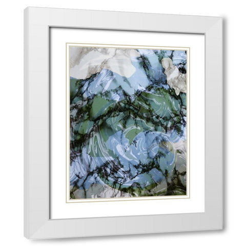 Destiny Supreme 1 White Modern Wood Framed Art Print with Double Matting by Prime, Marcus