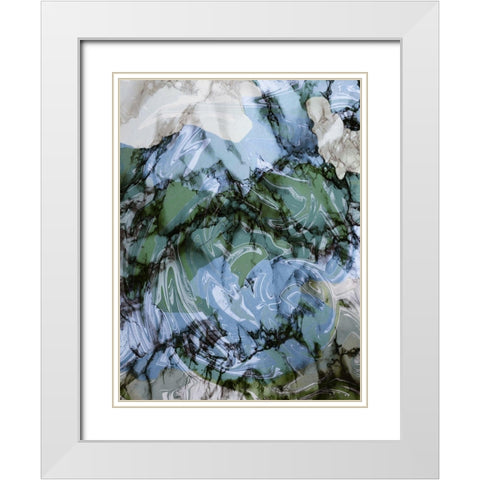 Destiny Supreme 1 White Modern Wood Framed Art Print with Double Matting by Prime, Marcus