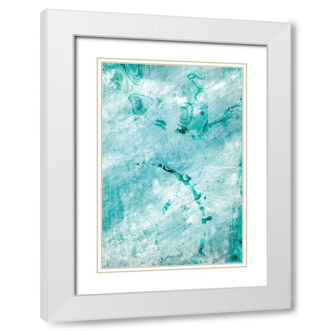 Aquatic Rush 1 White Modern Wood Framed Art Print with Double Matting by Prime, Marcus