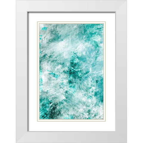 Aquatic Rush 2 White Modern Wood Framed Art Print with Double Matting by Prime, Marcus