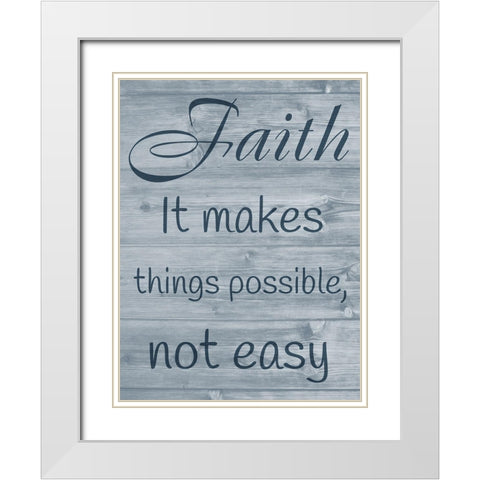 Faithful Possibilities White Modern Wood Framed Art Print with Double Matting by Prime, Marcus
