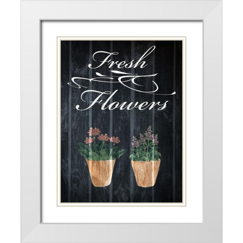 Fresh Organics 2 White Modern Wood Framed Art Print with Double Matting by Prime, Marcus