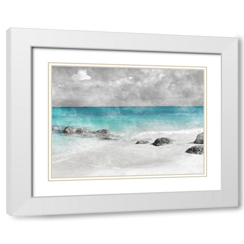 Distant Vista 1 White Modern Wood Framed Art Print with Double Matting by Prime, Marcus