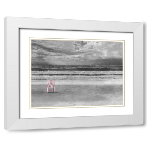 Barren Ocean 1 White Modern Wood Framed Art Print with Double Matting by Prime, Marcus