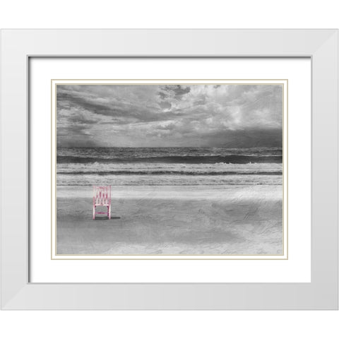 Barren Ocean 1 White Modern Wood Framed Art Print with Double Matting by Prime, Marcus