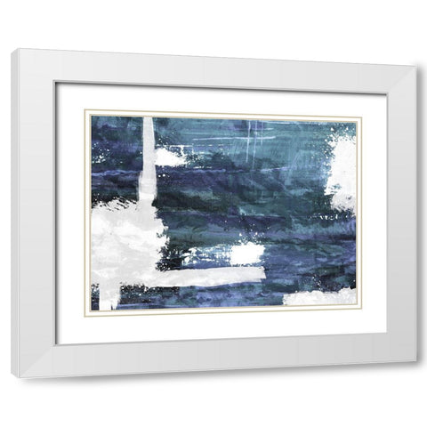 Abstract Desires White Modern Wood Framed Art Print with Double Matting by Prime, Marcus