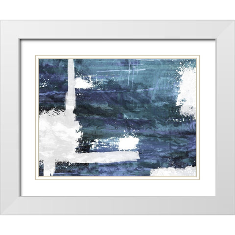 Abstract Desires White Modern Wood Framed Art Print with Double Matting by Prime, Marcus