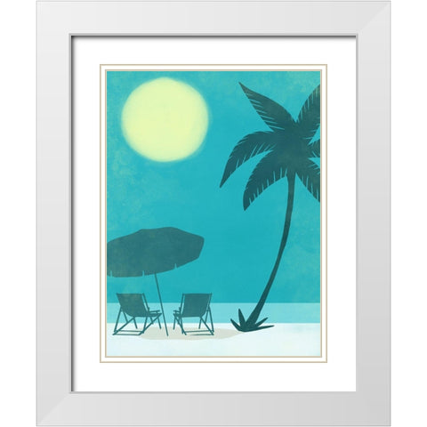 Coastal Fun 4 White Modern Wood Framed Art Print with Double Matting by Prime, Marcus