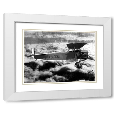 Aerial Maneuvers 1 White Modern Wood Framed Art Print with Double Matting by Prime, Marcus