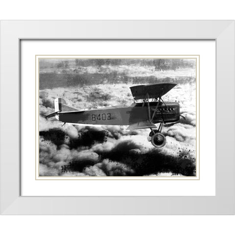 Aerial Maneuvers 1 White Modern Wood Framed Art Print with Double Matting by Prime, Marcus