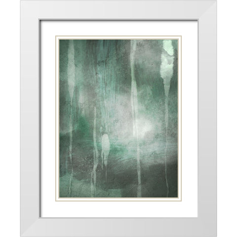 Jade Disturbance 1 White Modern Wood Framed Art Print with Double Matting by Prime, Marcus