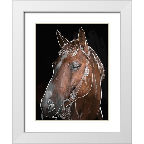 Illustrated Spirit 2 White Modern Wood Framed Art Print with Double Matting by Prime, Marcus