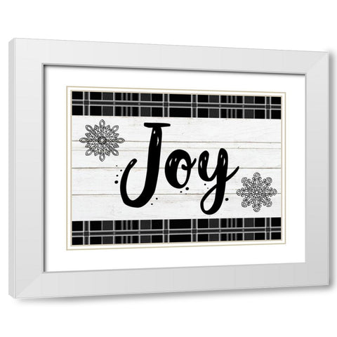 Vintage Joy White Modern Wood Framed Art Print with Double Matting by Prime, Marcus