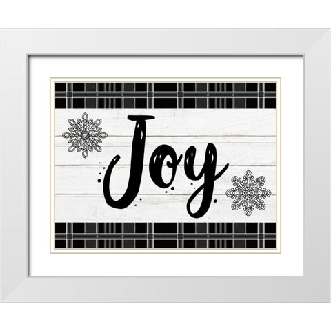 Vintage Joy White Modern Wood Framed Art Print with Double Matting by Prime, Marcus
