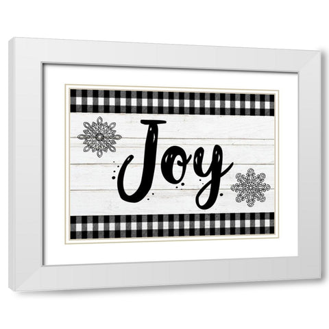 Vintage Joy White Modern Wood Framed Art Print with Double Matting by Prime, Marcus
