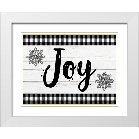 Vintage Joy White Modern Wood Framed Art Print with Double Matting by Prime, Marcus