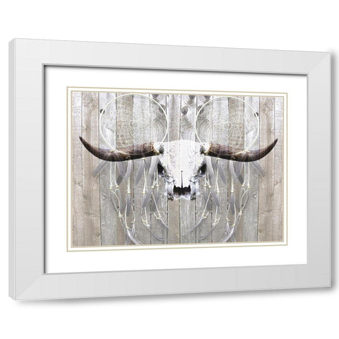 Broken Skull Ranch White Modern Wood Framed Art Print with Double Matting by Prime, Marcus