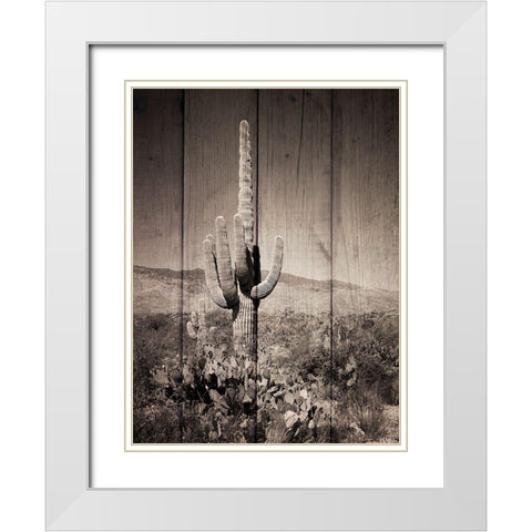 Western Vibes White Modern Wood Framed Art Print with Double Matting by Prime, Marcus