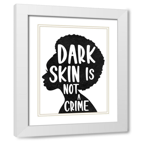Color Equality 2 White Modern Wood Framed Art Print with Double Matting by Prime, Marcus