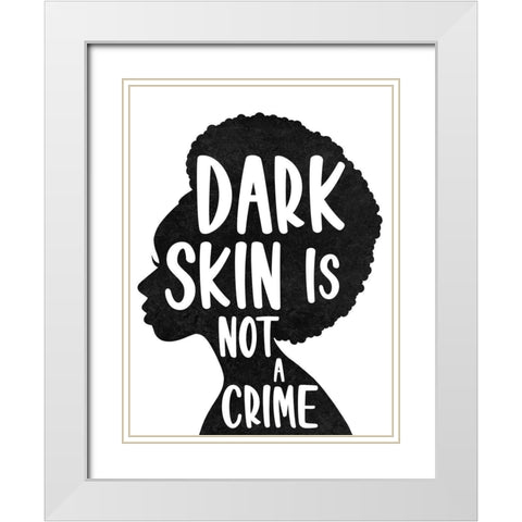 Color Equality 2 White Modern Wood Framed Art Print with Double Matting by Prime, Marcus