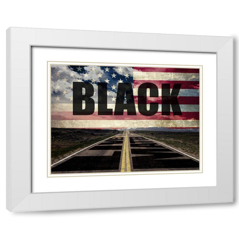 Road to Freedom White Modern Wood Framed Art Print with Double Matting by Prime, Marcus