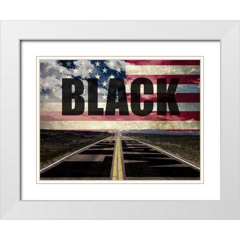Road to Freedom White Modern Wood Framed Art Print with Double Matting by Prime, Marcus