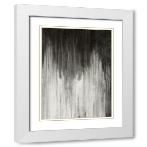 Furious Strokes White Modern Wood Framed Art Print with Double Matting by Prime, Marcus