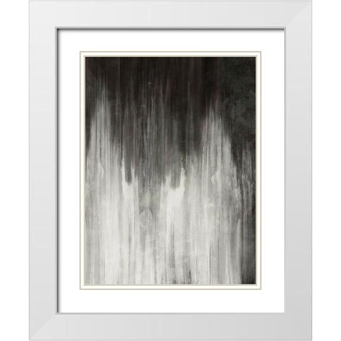 Furious Strokes White Modern Wood Framed Art Print with Double Matting by Prime, Marcus