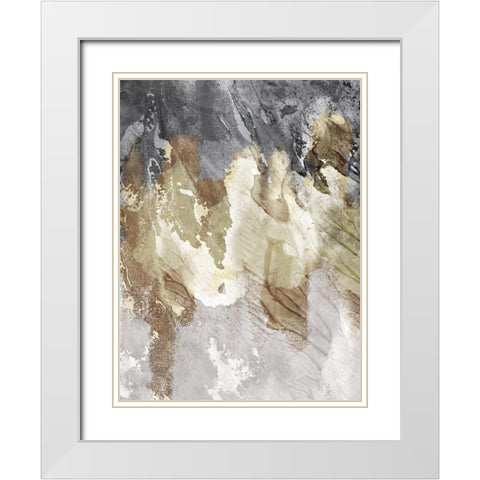 Lastingly Clammy White Modern Wood Framed Art Print with Double Matting by Prime, Marcus