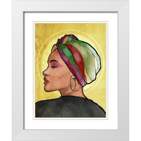 Majestic Princess 1 White Modern Wood Framed Art Print with Double Matting by Prime, Marcus