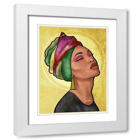 Majestic Princess 2 White Modern Wood Framed Art Print with Double Matting by Prime, Marcus