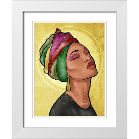 Majestic Princess 2 White Modern Wood Framed Art Print with Double Matting by Prime, Marcus