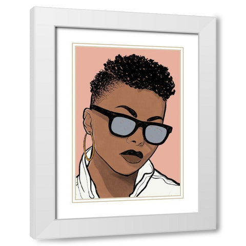Fashion Royalty 1 White Modern Wood Framed Art Print with Double Matting by Prime, Marcus