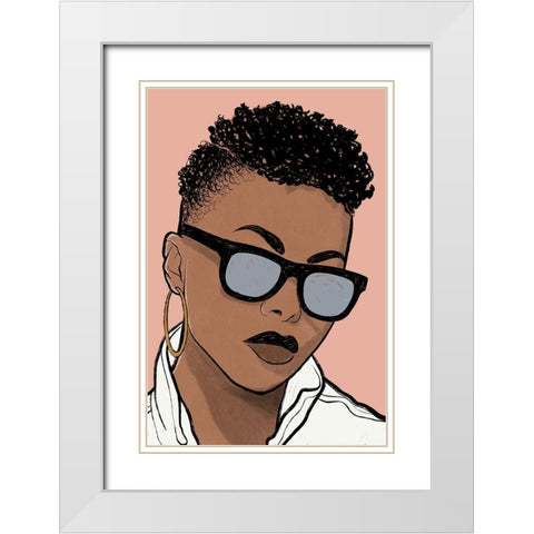 Fashion Royalty 1 White Modern Wood Framed Art Print with Double Matting by Prime, Marcus