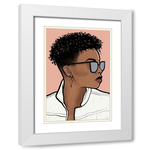 Fashion Royalty 2 White Modern Wood Framed Art Print with Double Matting by Prime, Marcus