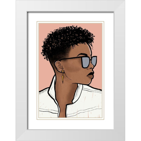 Fashion Royalty 2 White Modern Wood Framed Art Print with Double Matting by Prime, Marcus