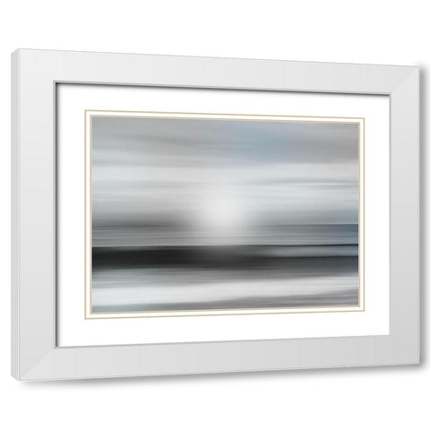 Muted Oasis 1 White Modern Wood Framed Art Print with Double Matting by Prime, Marcus