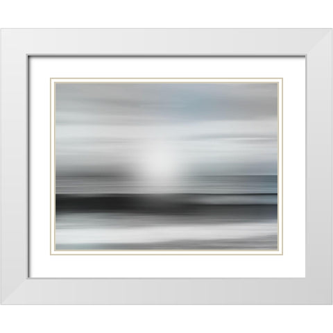 Muted Oasis 1 White Modern Wood Framed Art Print with Double Matting by Prime, Marcus