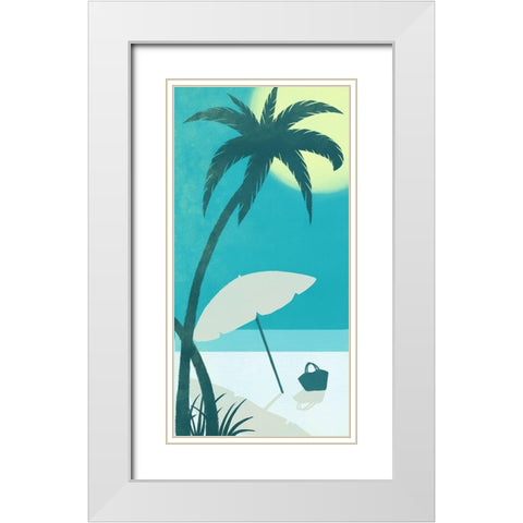 Coastal Fun 5 White Modern Wood Framed Art Print with Double Matting by Prime, Marcus