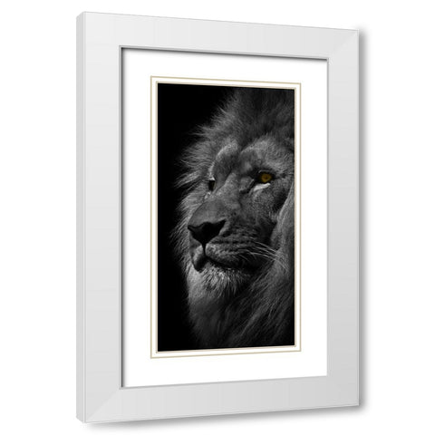 Powerful Resilience 1 White Modern Wood Framed Art Print with Double Matting by Prime, Marcus