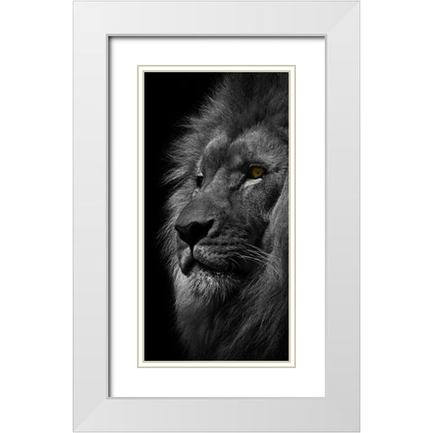 Powerful Resilience 1 White Modern Wood Framed Art Print with Double Matting by Prime, Marcus