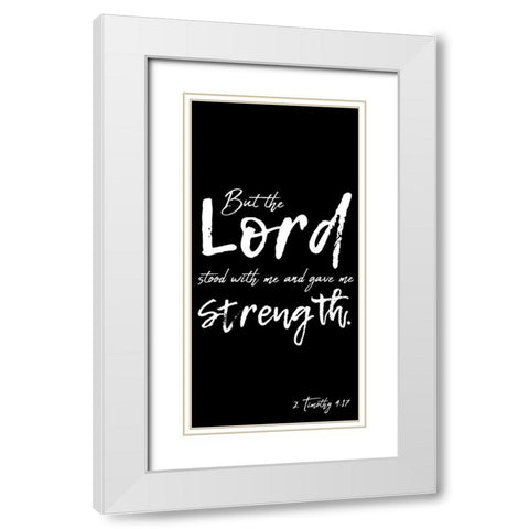 Strong Lord 1 White Modern Wood Framed Art Print with Double Matting by Prime, Marcus
