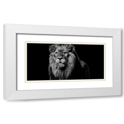 King Emerges 1 White Modern Wood Framed Art Print with Double Matting by Prime, Marcus