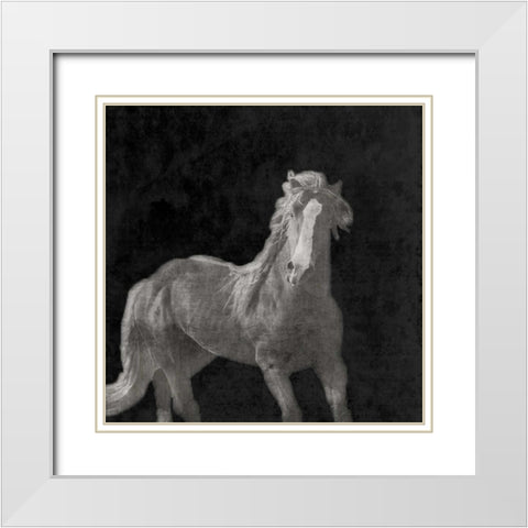 Midnight Run White Modern Wood Framed Art Print with Double Matting by Prime, Marcus