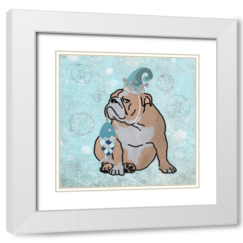 Merry Seasmas White Modern Wood Framed Art Print with Double Matting by Prime, Marcus