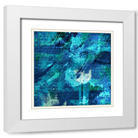 Urban Abstract White Modern Wood Framed Art Print with Double Matting by Prime, Marcus
