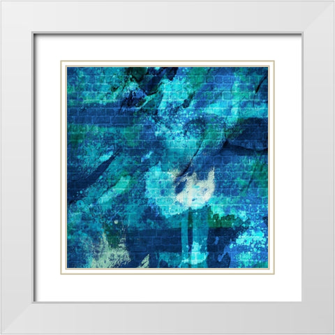 Urban Abstract White Modern Wood Framed Art Print with Double Matting by Prime, Marcus